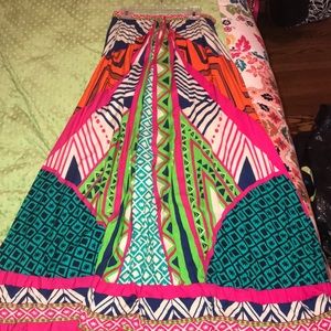 Colorful maxi skirt